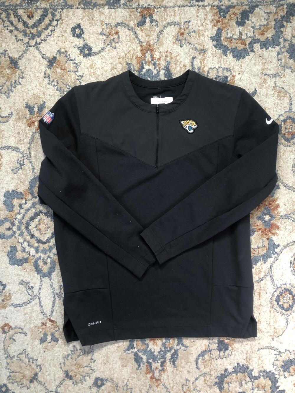 Jacksonville Jaguars Sweatshirt Mens XL Black NFL Football Nike Team Issued